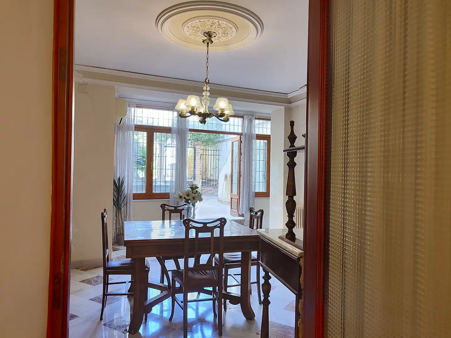 Dining room of Houses for sale in Aspe  with Air Conditioner, Heating and Private garden