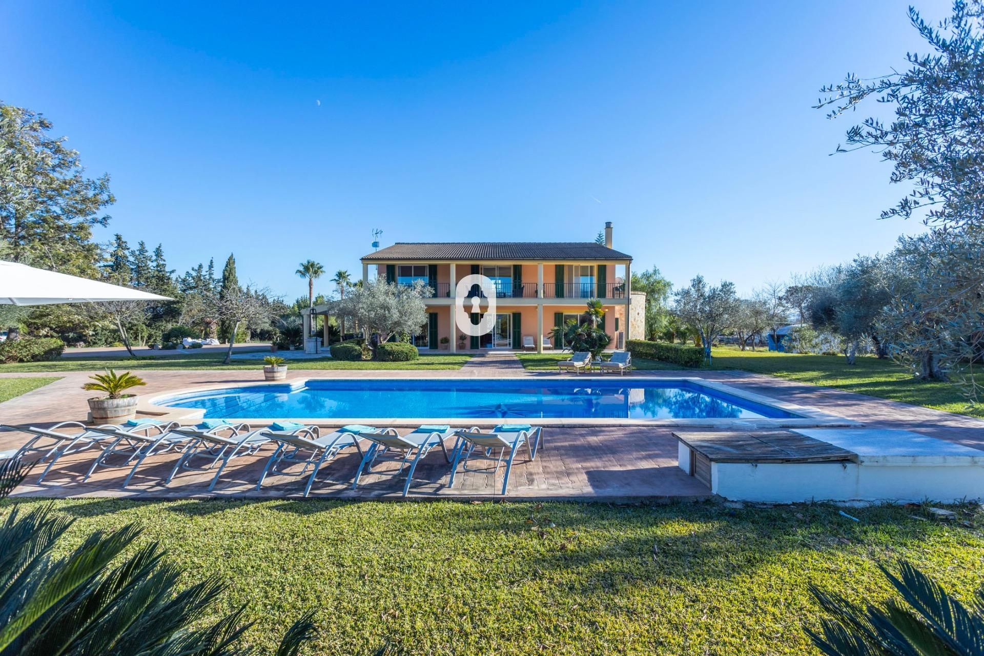 Jardín de Finca rústica en venta en Inca con Aire acondicionado, Jardín privado y Terraza