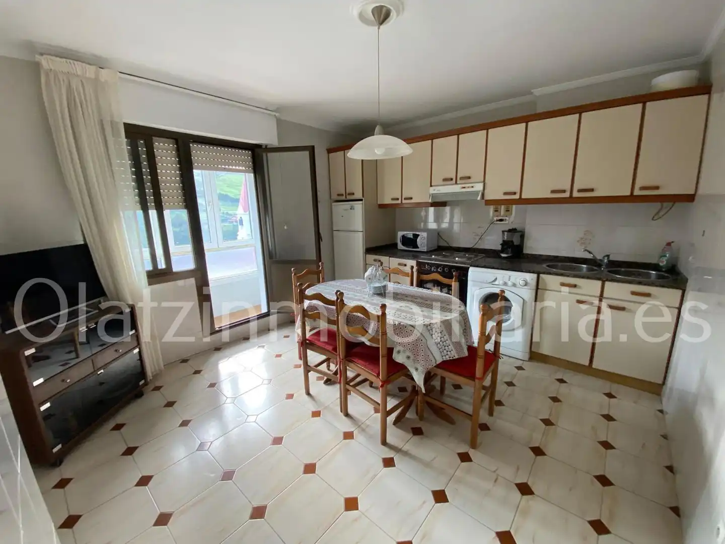 Cocina de Piso de alquiler en Ortuella con Calefacción, Amueblado y Balcón