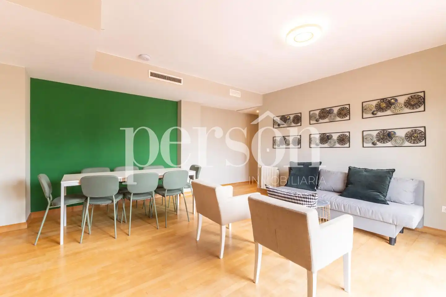 Sala de estar de Ático de alquiler en Valencia con Aire acondicionado, Terraza y Amueblado