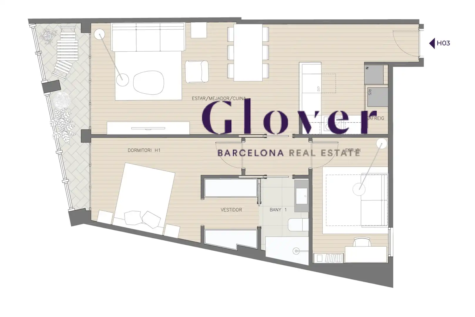 Büro zum Verkauf in Sant Gervasi- Galvany