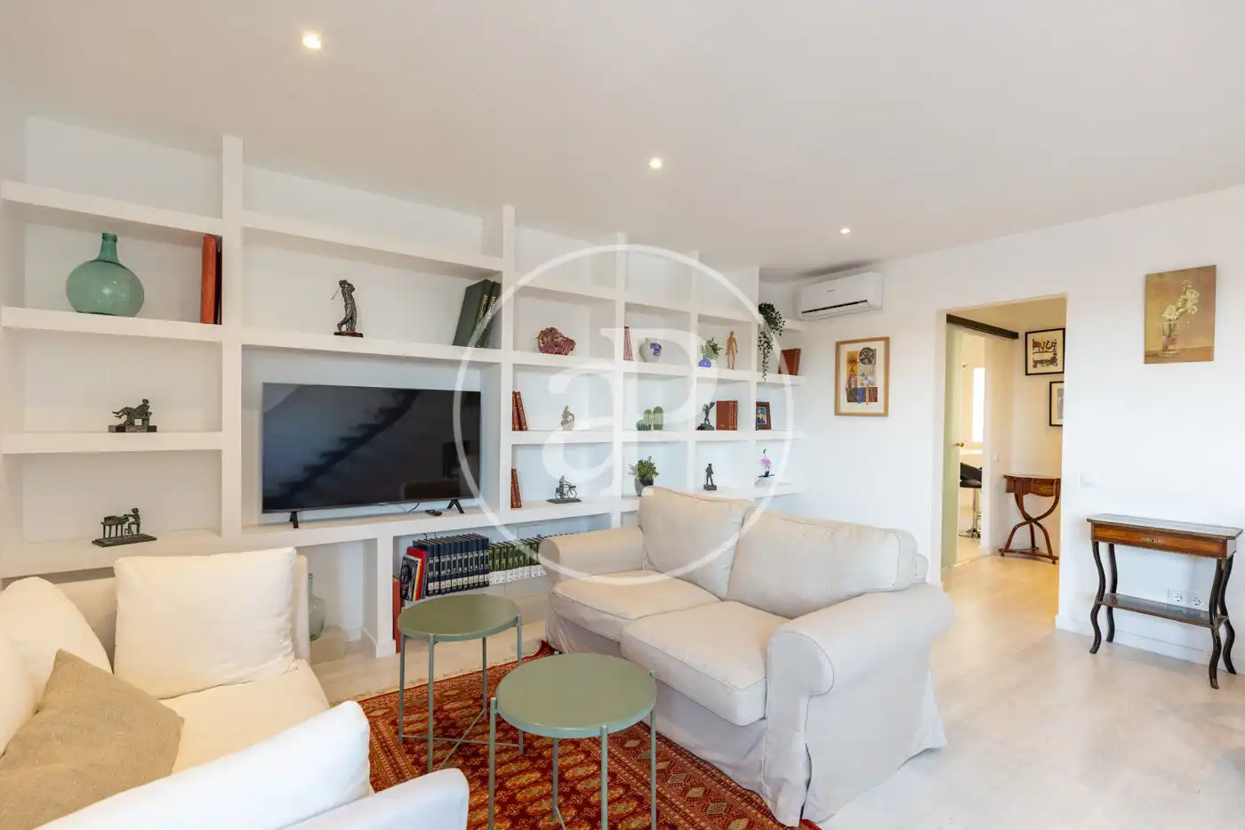 Living room of Flat for sale in Barcelona  with Air Conditioner, Heating and Furnished