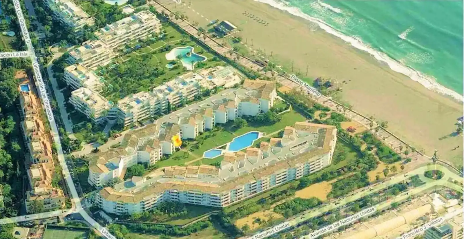 Vista exterior de Apartamento en venta en Marbella con Aire acondicionado, Amueblado y Horno