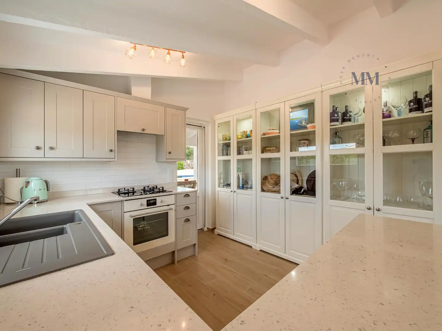 Cocina de Casa o chalet en venta en Sant Lluís con Aire acondicionado, Jardín privado y Terraza