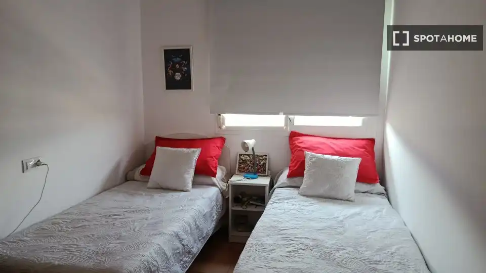 Schlafzimmer von Wohnung zur Miete in Canet d'En Berenguer mit Klimaanlage, Heizung und Möbliert