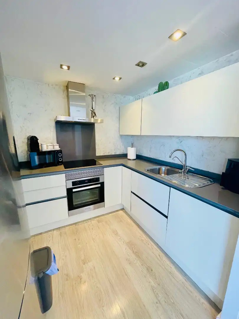 Kitchen of Flat for sale in  Palma de Mallorca  with Air Conditioner, Heating and Parquet flooring
