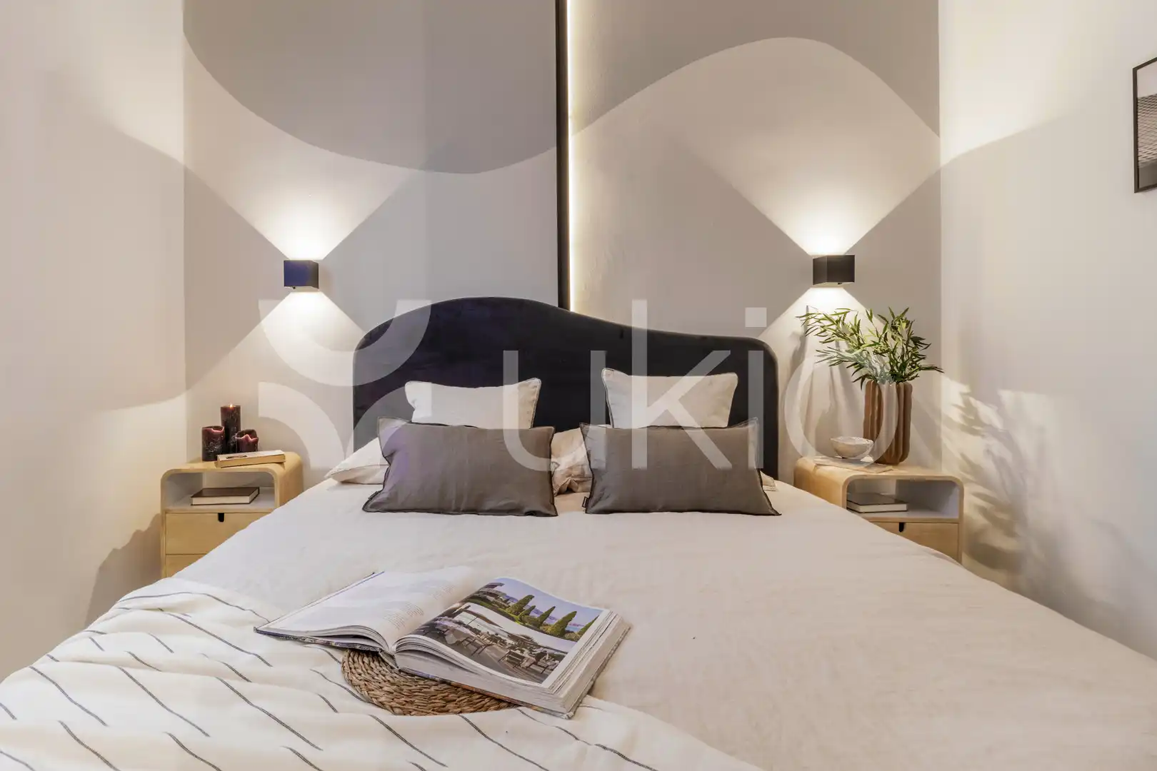 Habitación de Apartamento de alquiler en Madrid con Aire acondicionado, Calefacción y Amueblado
