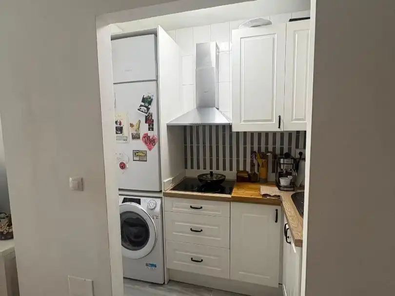 Kitchen of Flat for rent in Málaga  with Air Conditioner, Furnished and Washing machine
