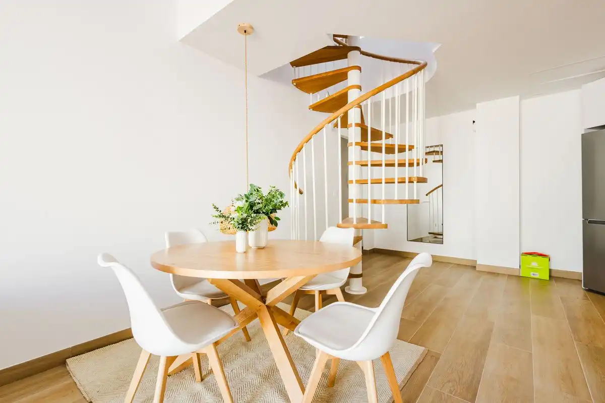 Esszimmer von Maisonette zum Verkauf in Málaga mit Klimaanlage, Heizung und Terrasse
