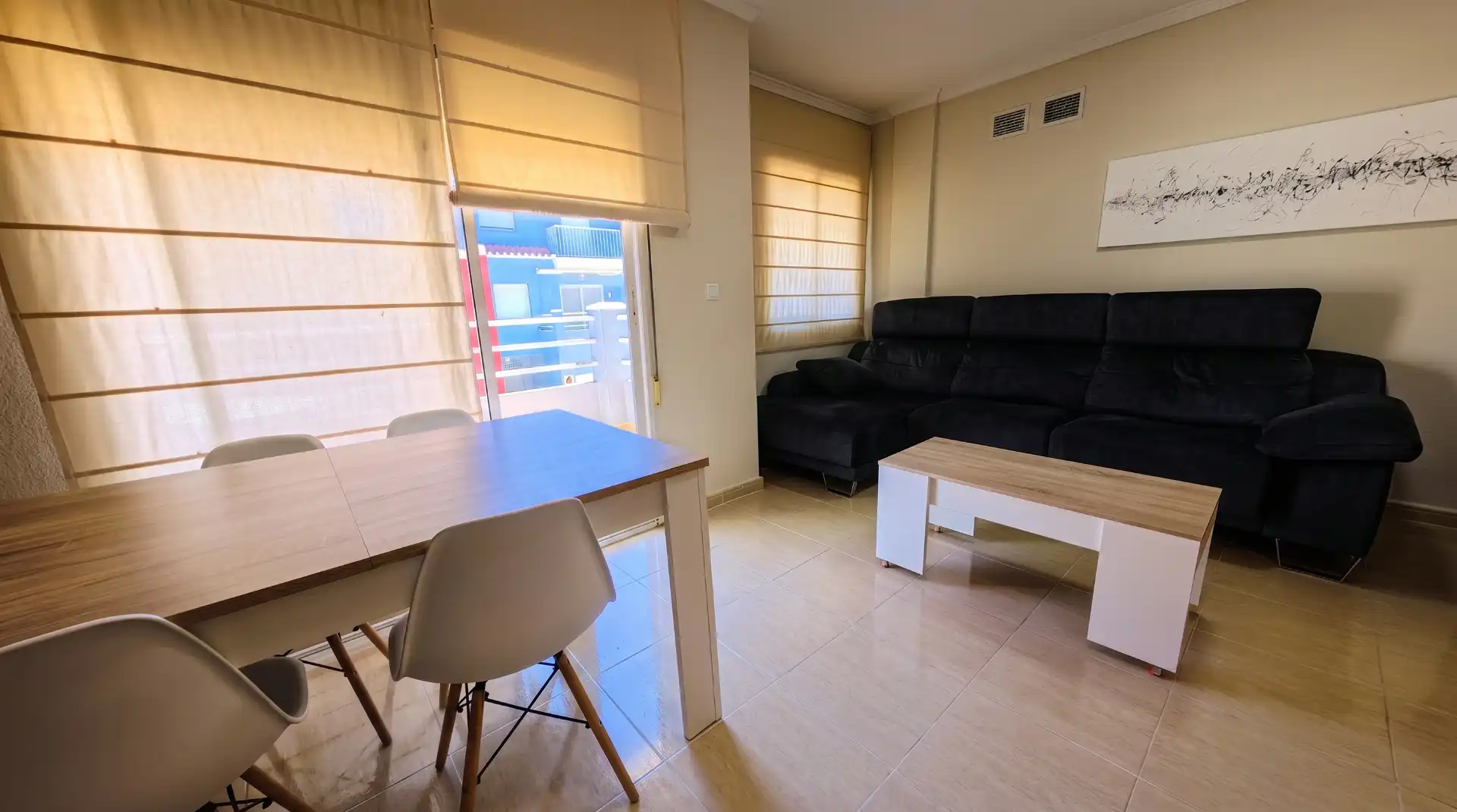 Sala d'estar de Casa adosada en venda en Pego amb Aire condicionat, Calefacció i Terrassa
