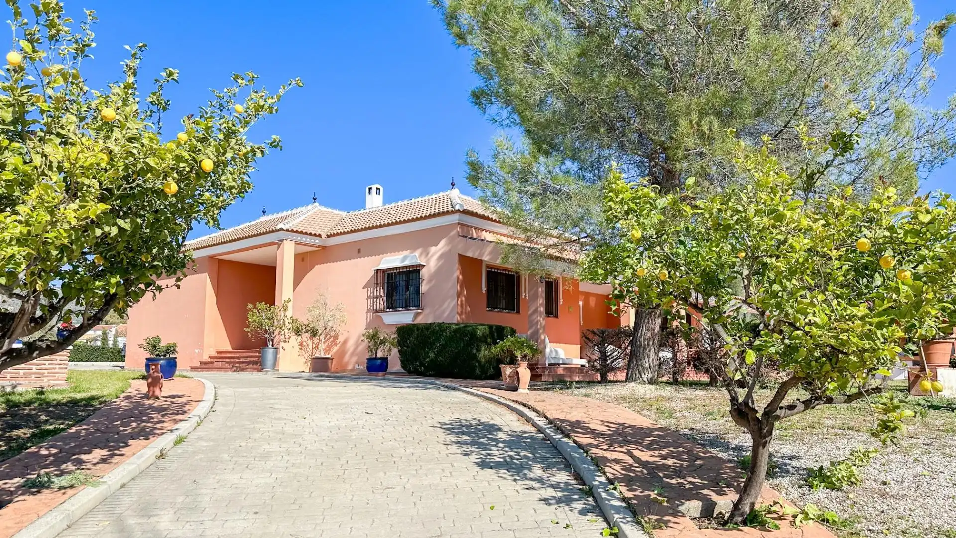 Exterior view of Houses for sale in Almogía  with Air Conditioner, Private garden and Terrace