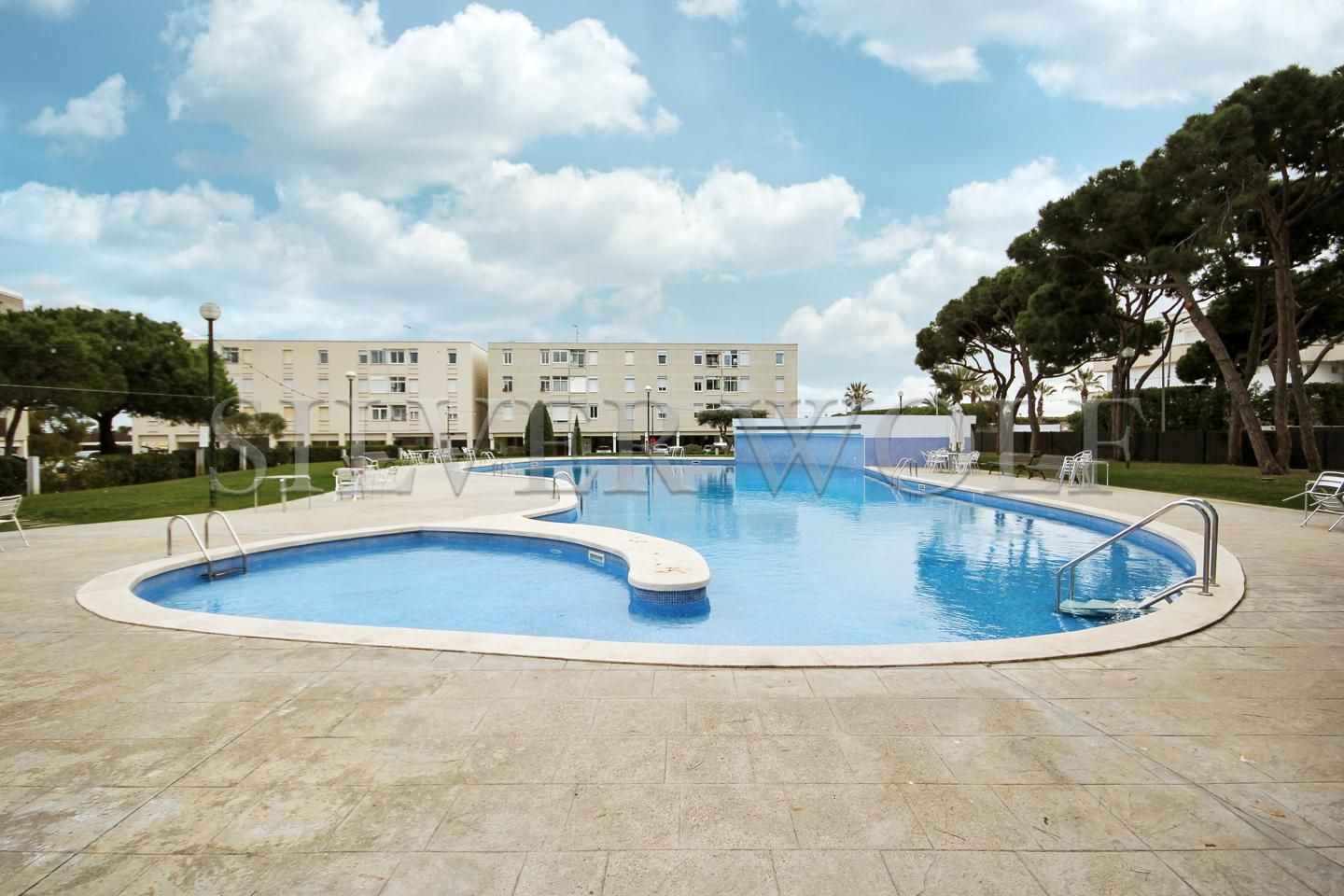 Swimming pool of Flat for sale in Gavà  with Heating, Parquet flooring and Terrace