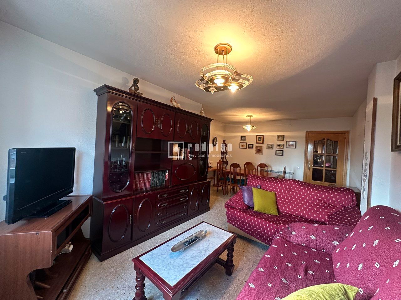 Living room of Flat for sale in  Madrid Capital  with Heating and Terrace