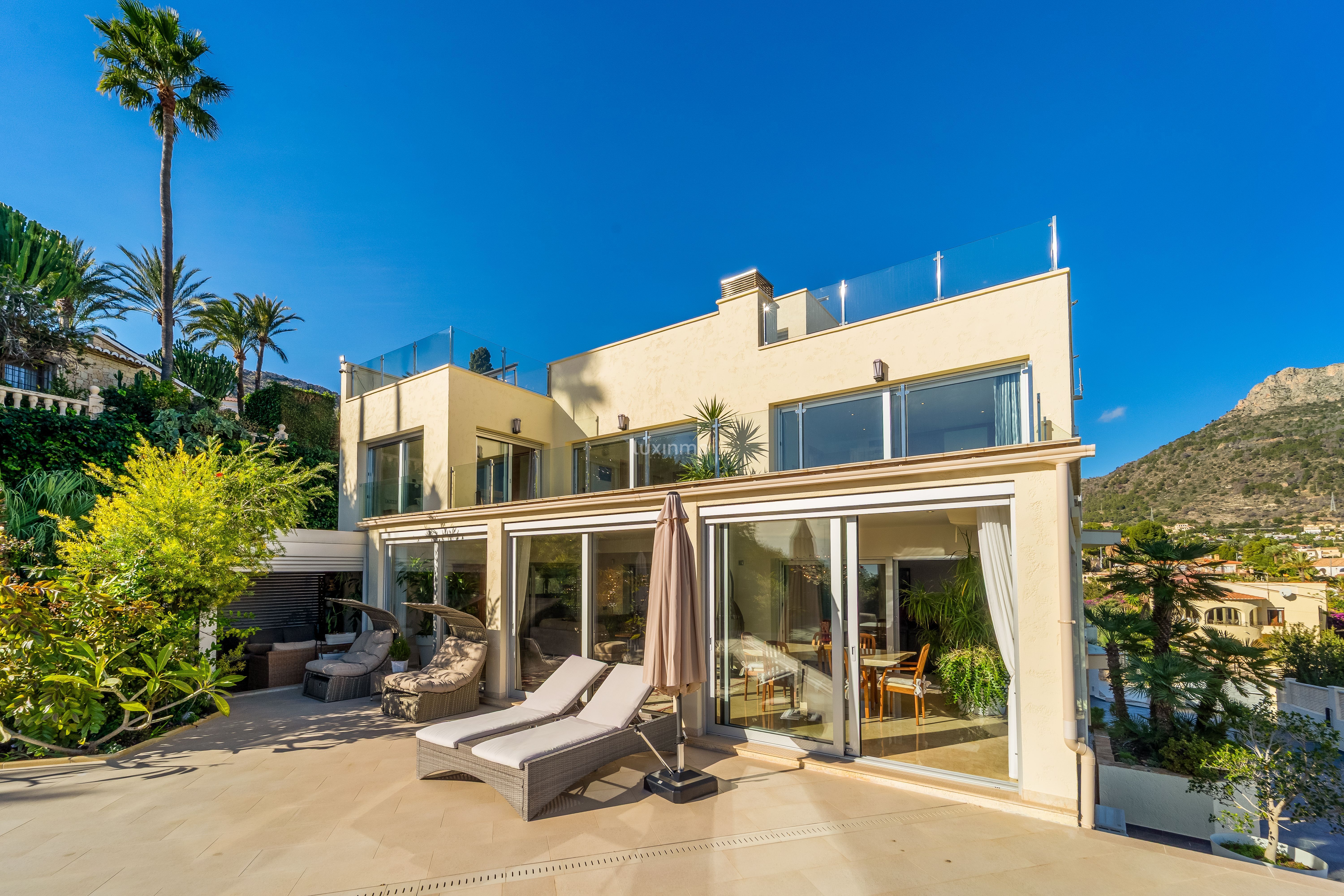 Jardí de Casa o xalet en venda en Calpe / Calp amb Aire condicionat, Terrassa i Traster