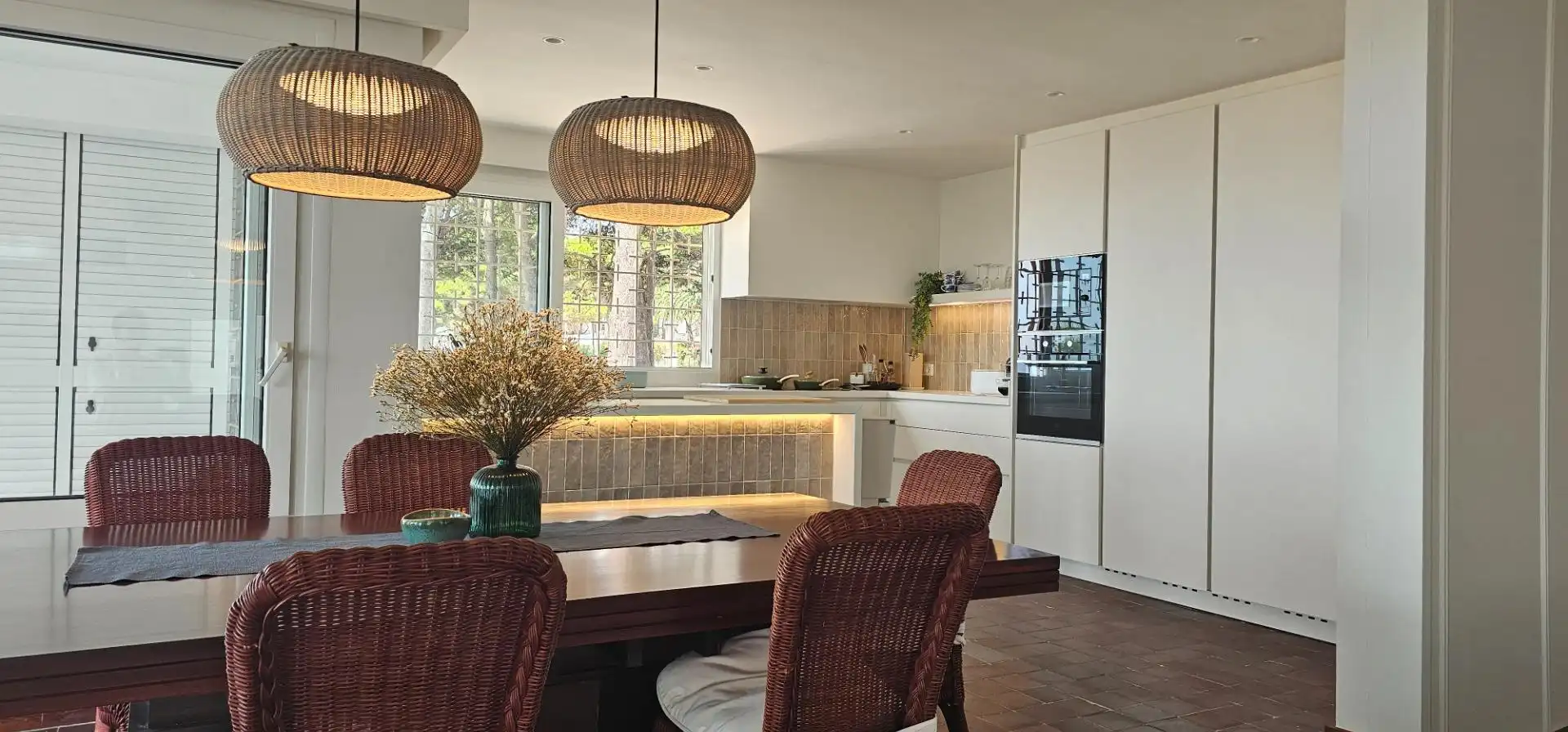 Cocina de Casa o chalet de alquiler en Cambrils con Aire acondicionado, Terraza y Amueblado
