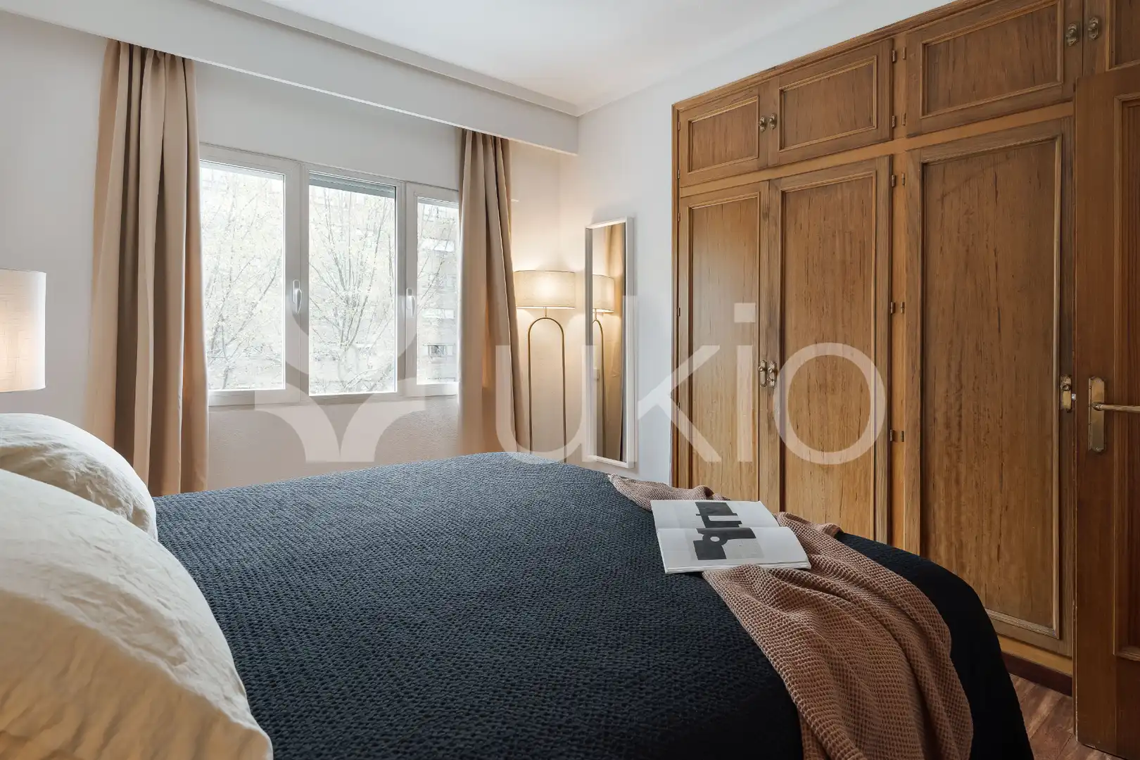 Bedroom of Apartments for rent in Madrid  with Air Conditioner, Heating and Furnished