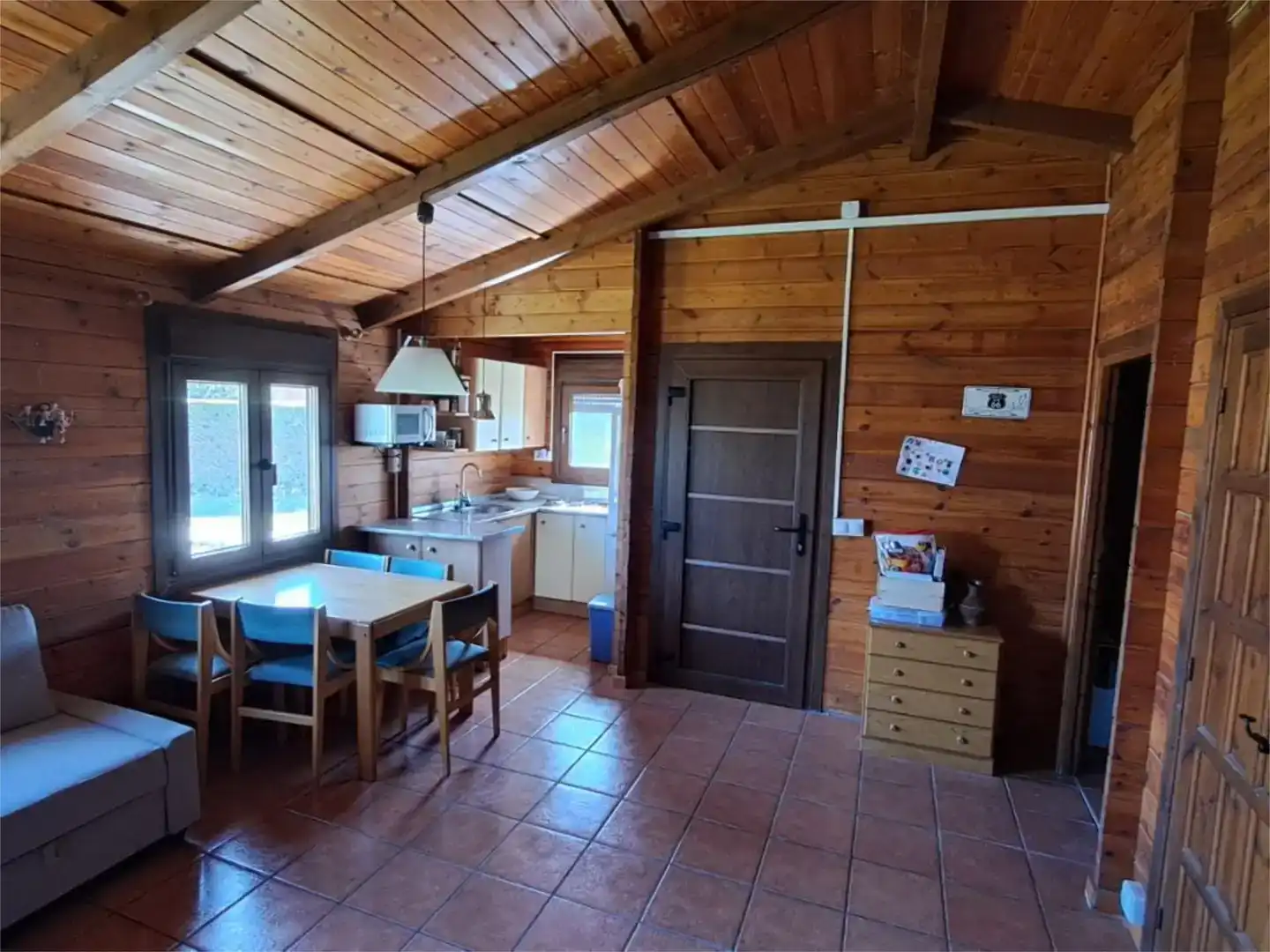 Cuina de Casa o xalet de lloguer en Simancas amb Piscina