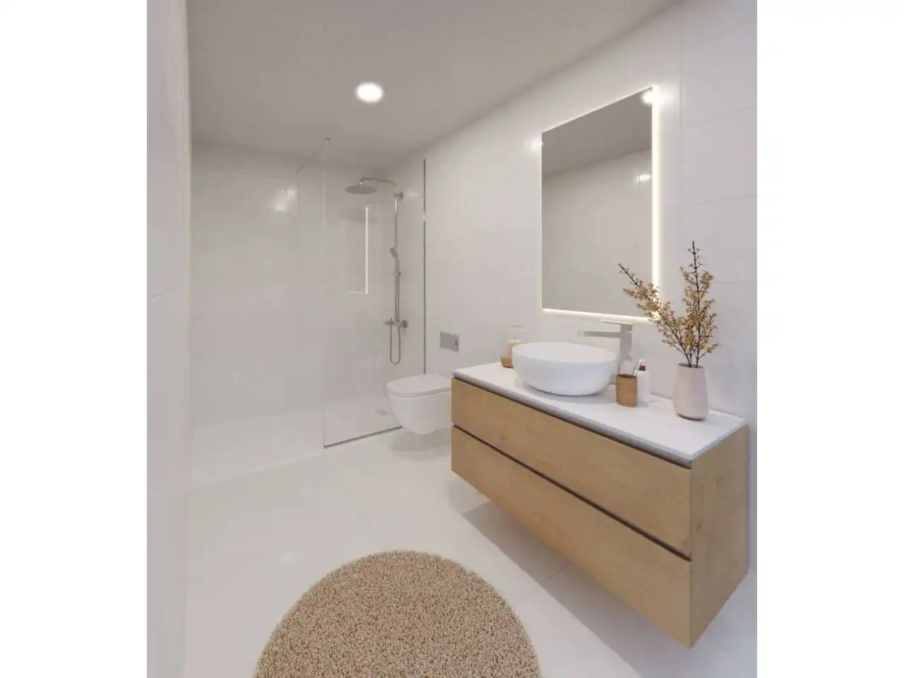 Baño de Dúplex en venta en La Garriga con Parquet, Terraza y Trastero