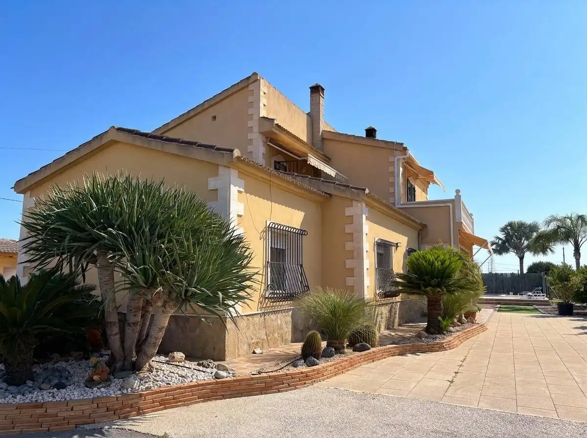 Exterior view of Houses for sale in Elche / Elx  with Swimming Pool