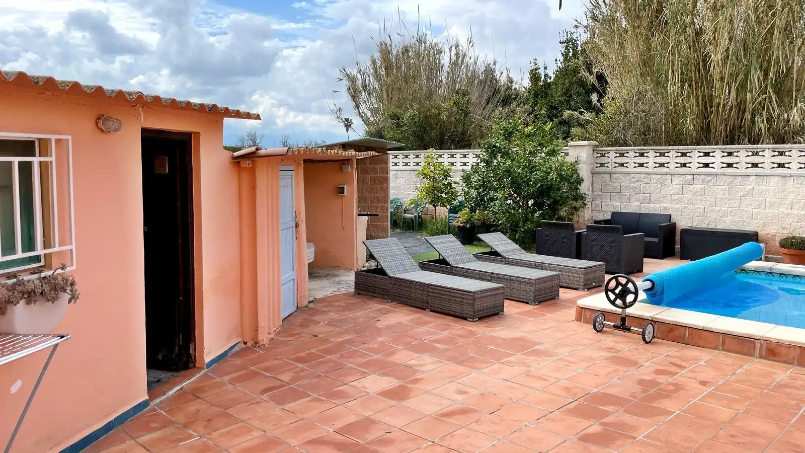 Terrasse von Haus oder Chalet zum Verkauf in Gandia mit Klimaanlage, Heizung und Privatgarten