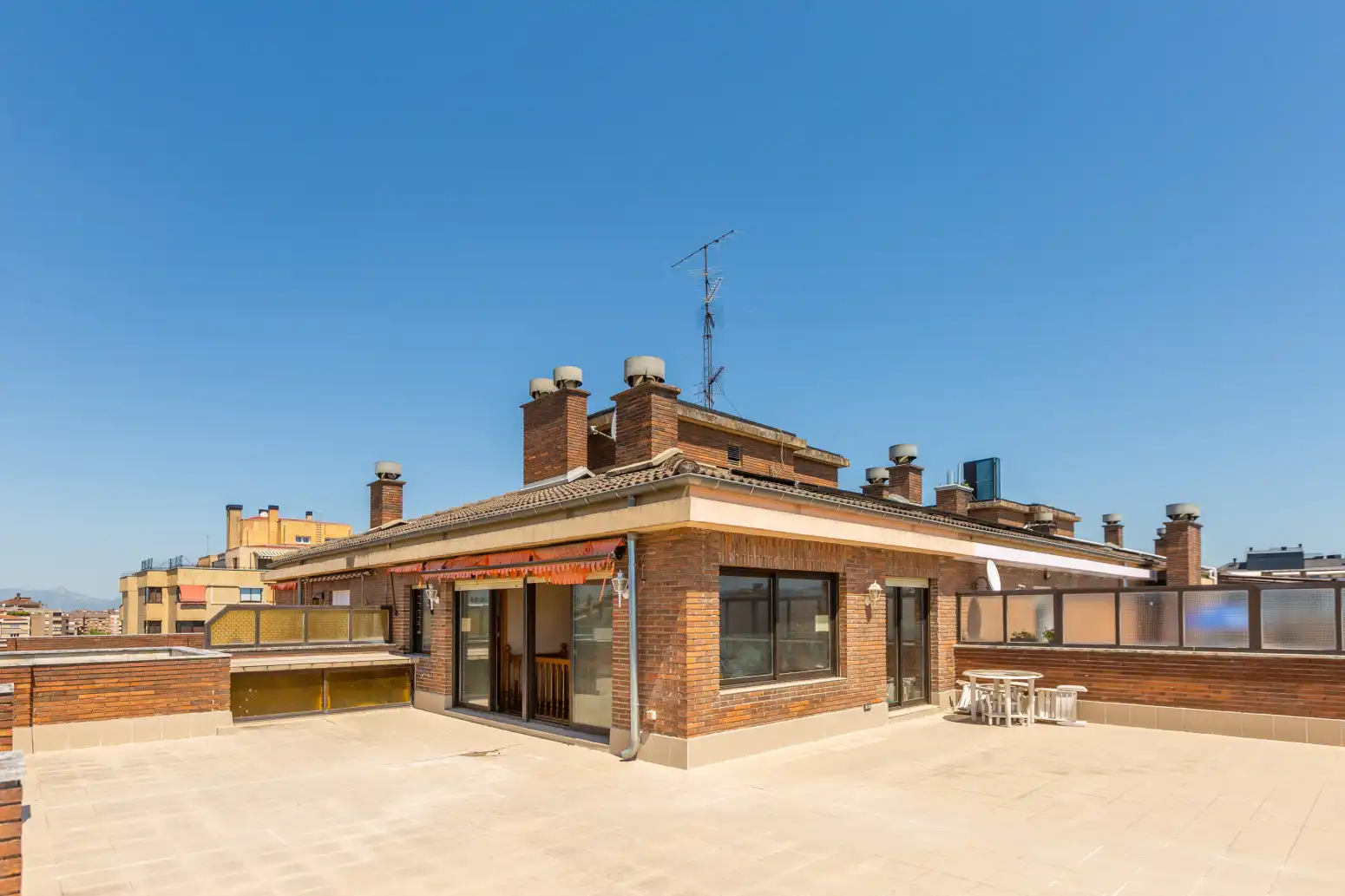 Terrace of Attic for sale in  Pamplona / Iruña  with Heating, Parquet flooring and Terrace