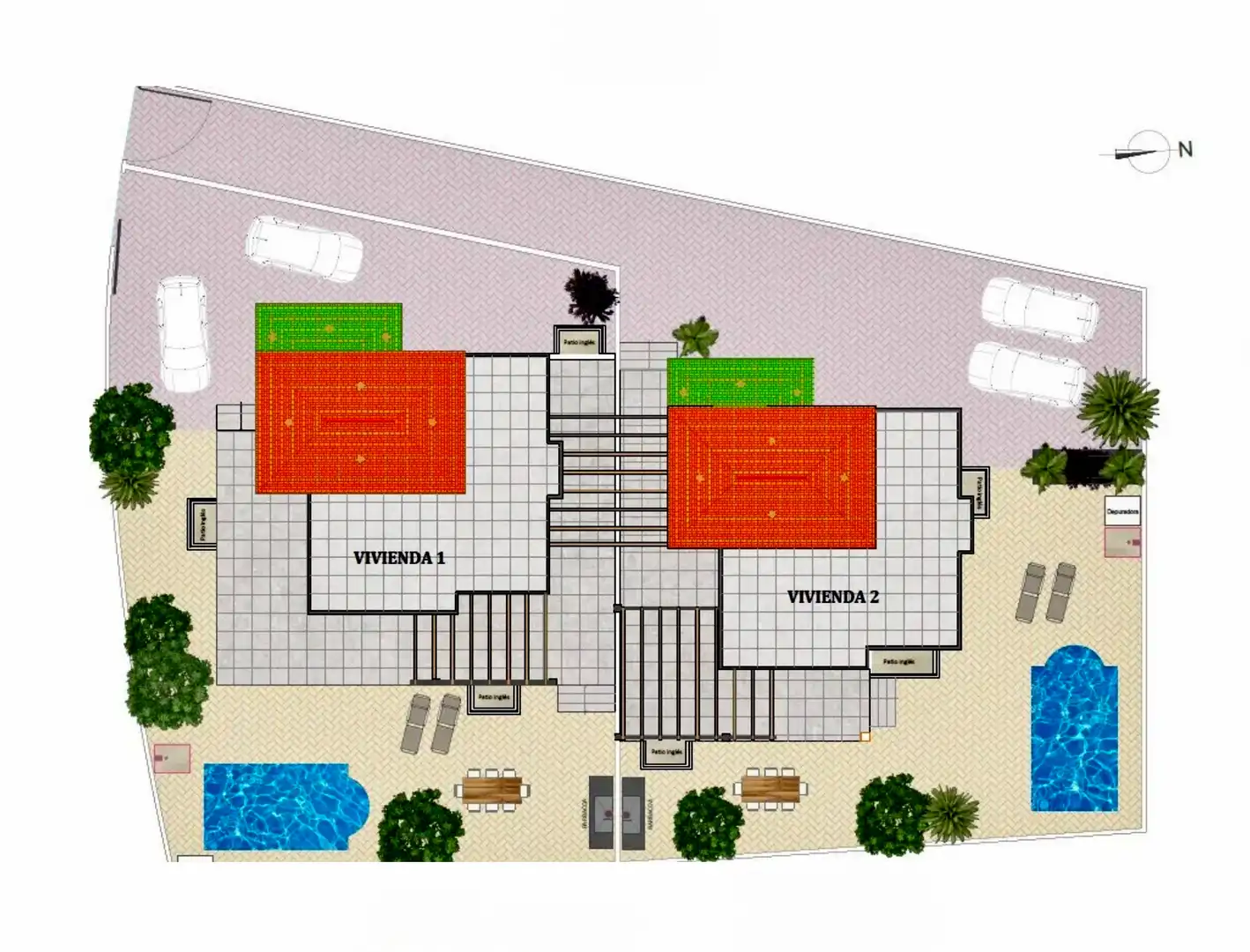 Villa mit Pool zum Verkauf in Pueblo Acantilado - Lanuza, imagen 19