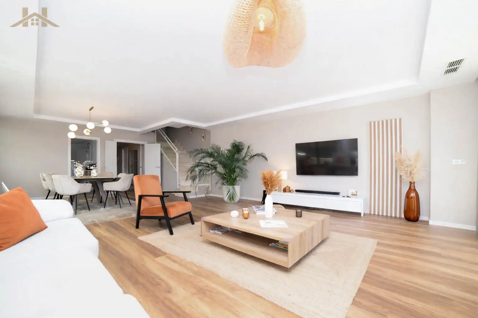 Wohnzimmer von Haus oder Chalet zum Verkauf in Boadilla del Monte mit Klimaanlage, Heizung und Privatgarten