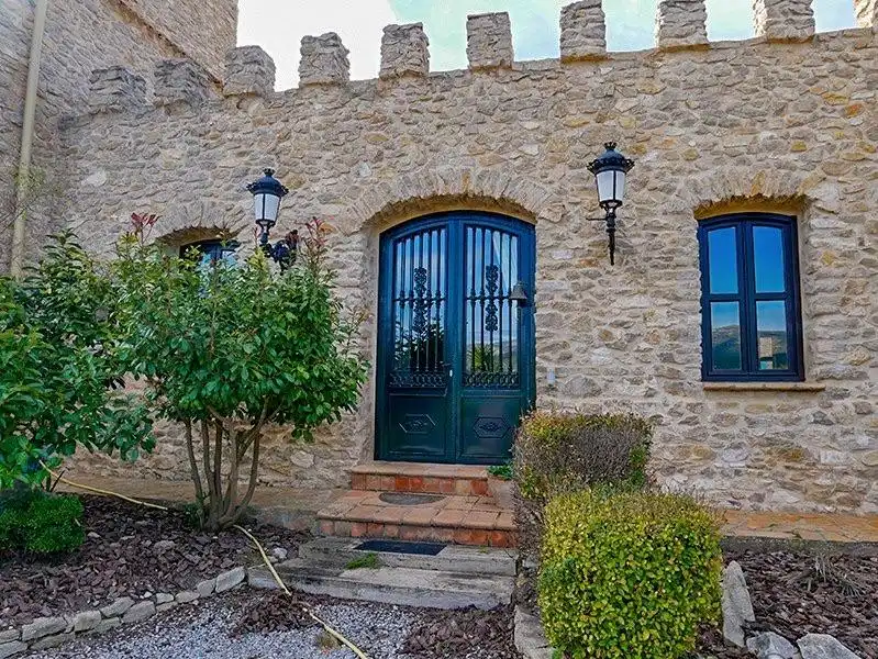 Vista exterior de Finca rústica en venta en Relleu con Aire acondicionado, Jardín privado y Terraza
