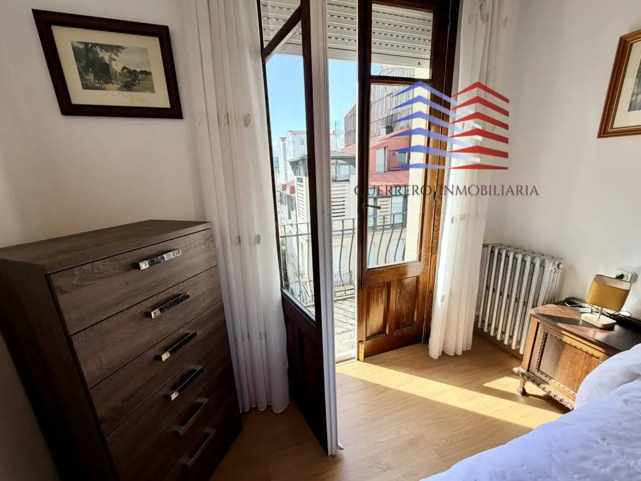 Terrassa de Apartament de lloguer en O Carballiño   amb Calefacció, Parquet i Moblat