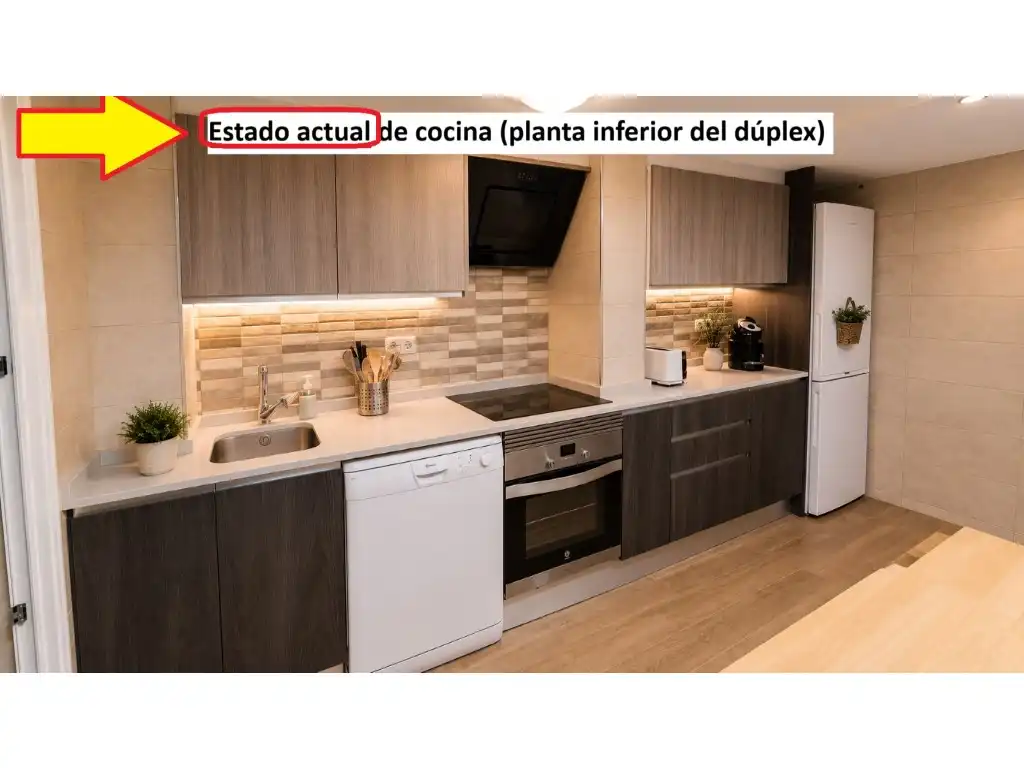 Kitchen of Duplexes for sale in Madrid