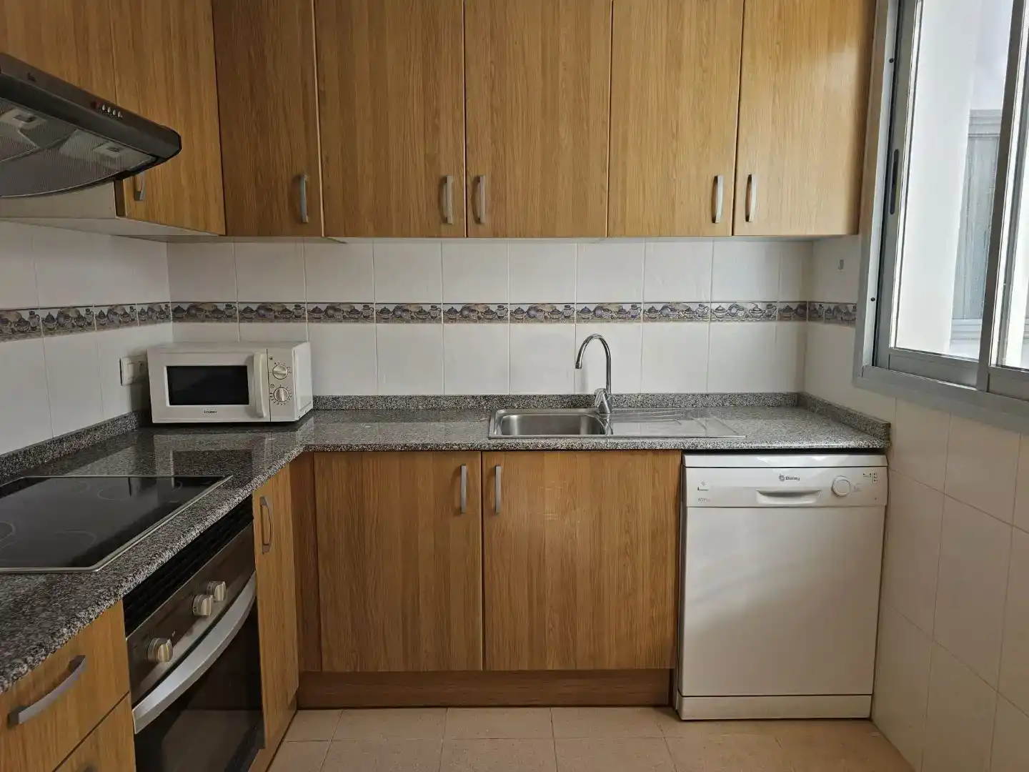 Kitchen of Flat for rent in Benissa  with Air Conditioner, Furnished and Balcony