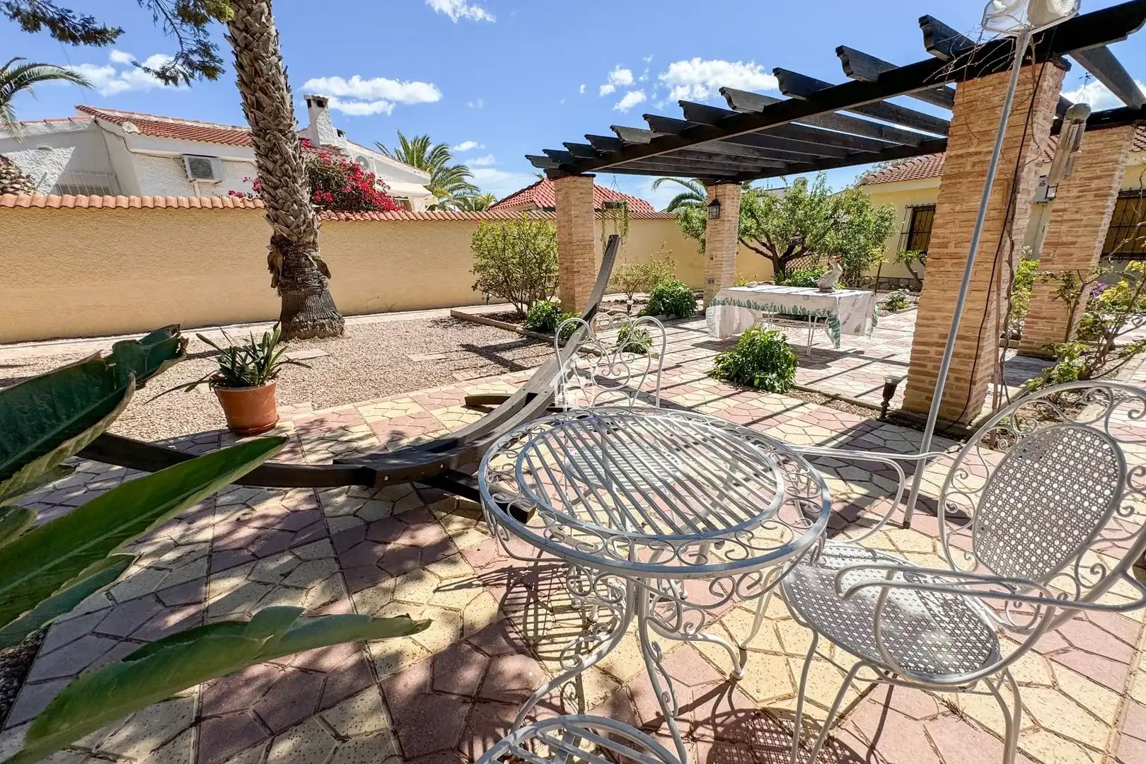 Terraza de Casa o chalet de alquiler en Rojales con Aire acondicionado, Jardín privado y Terraza