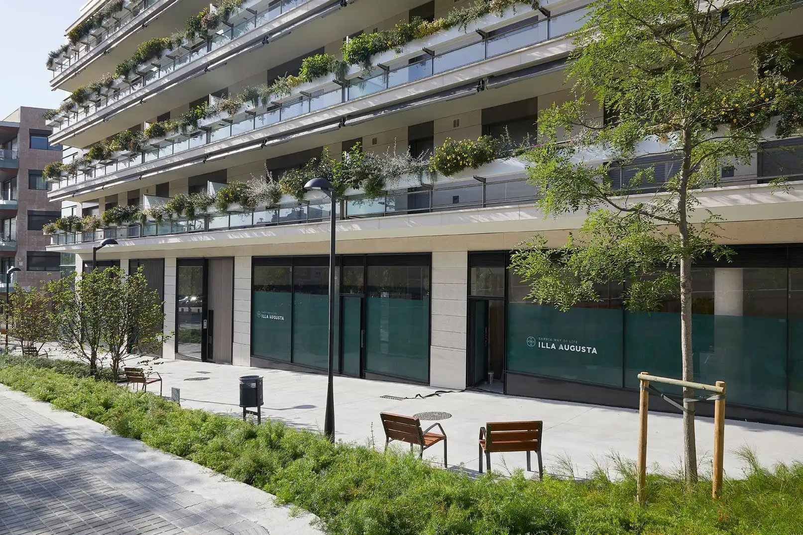 Vista exterior de Pis de lloguer en Barcelona amb Aire condicionat, Calefacció i Jardí privat