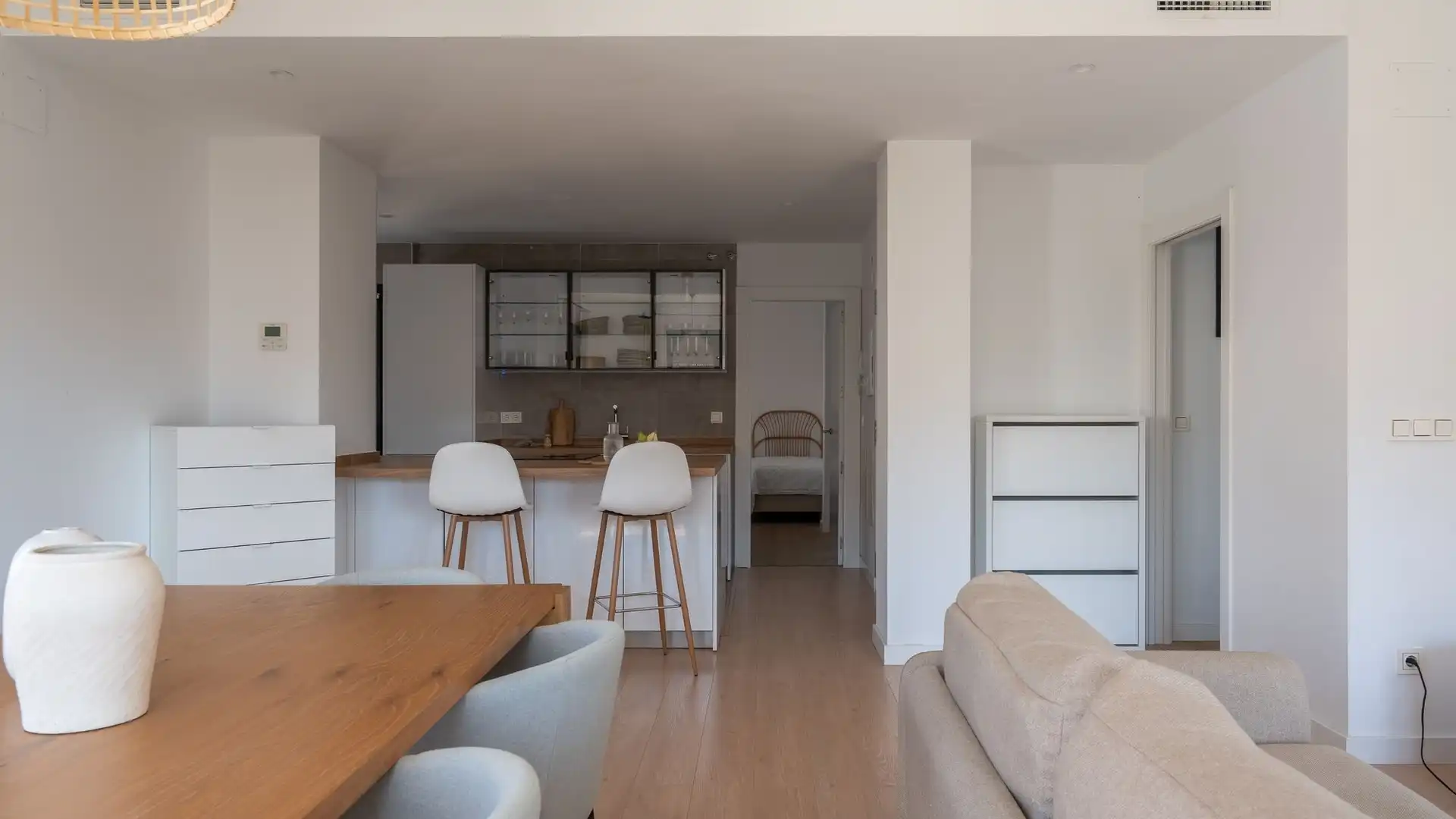 Sala de estar de Apartamento en venta en Málaga Capital con Terraza y Balcón