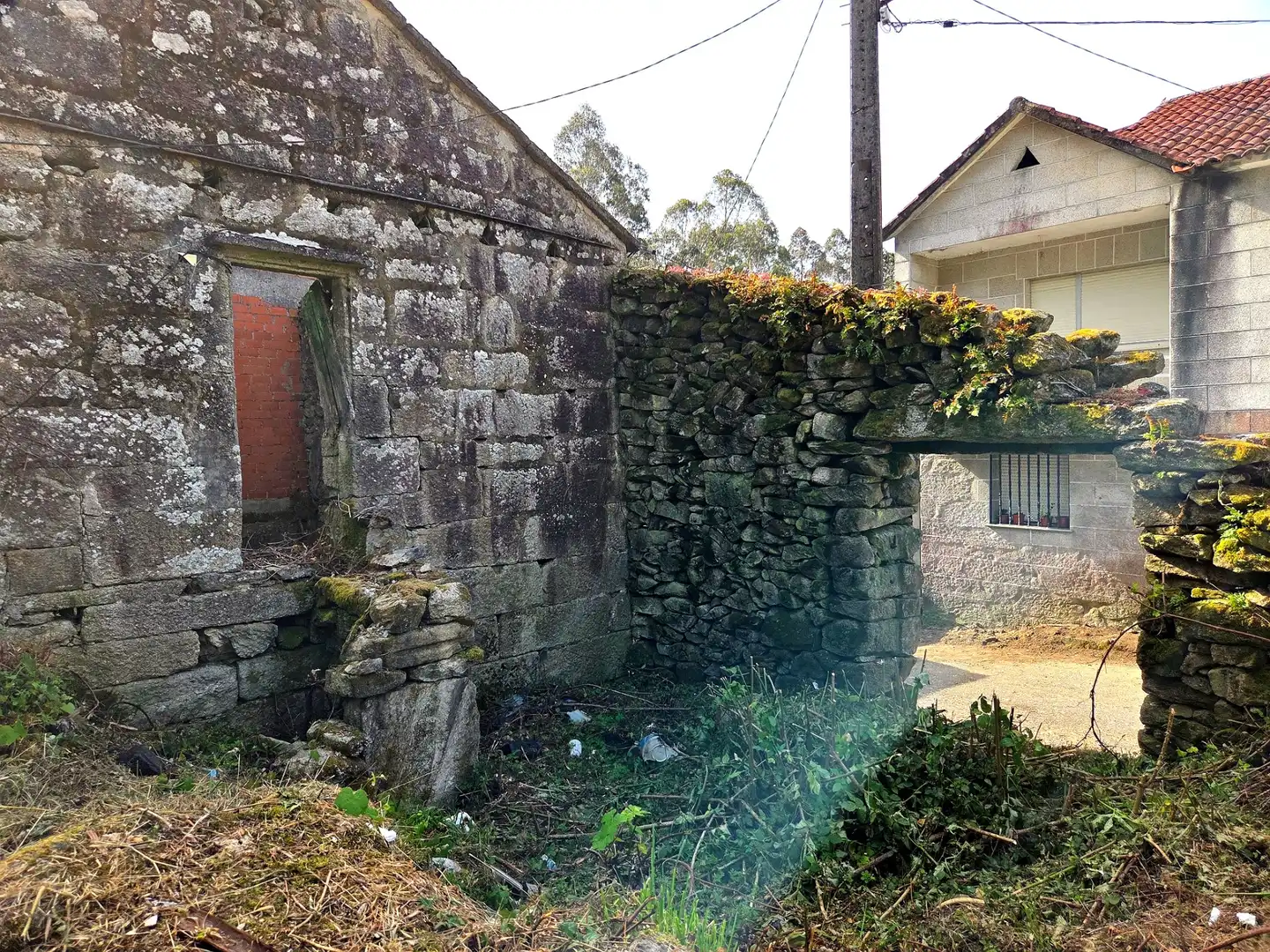 Vista exterior de Finca rústica en venta en Meis con Jardín privado y Terraza