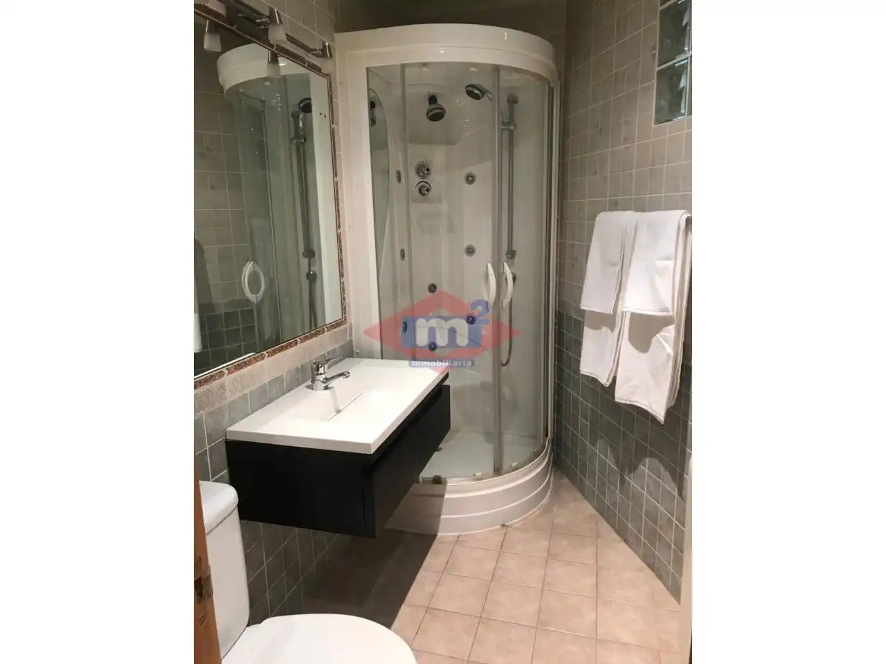 Baño de Apartamento de alquiler en Nigrán con Calefacción y Amueblado