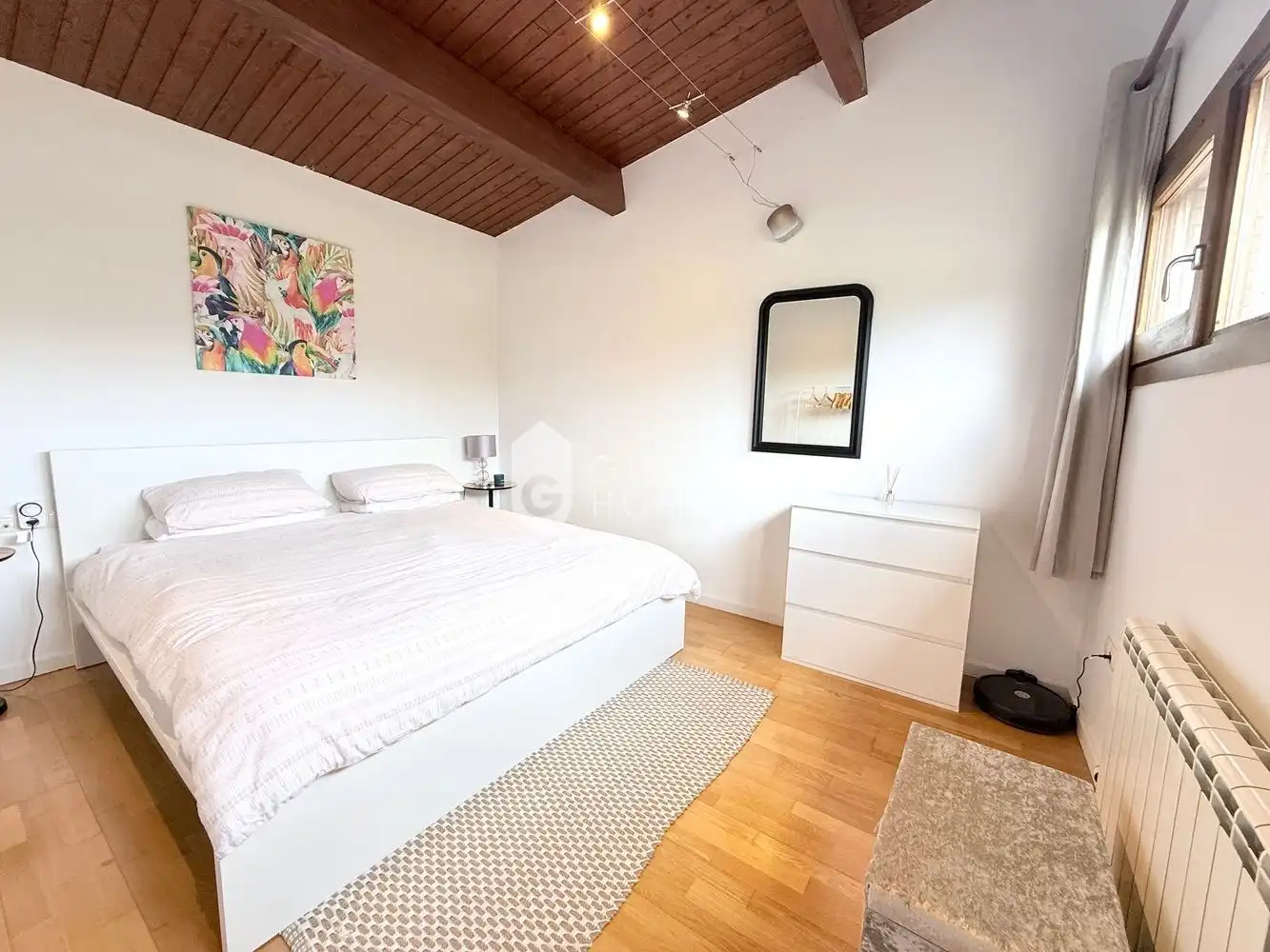 Schlafzimmer von Haus oder Chalet zum Verkauf in Sant Julià de Ramis mit Klimaanlage, Heizung und Privatgarten