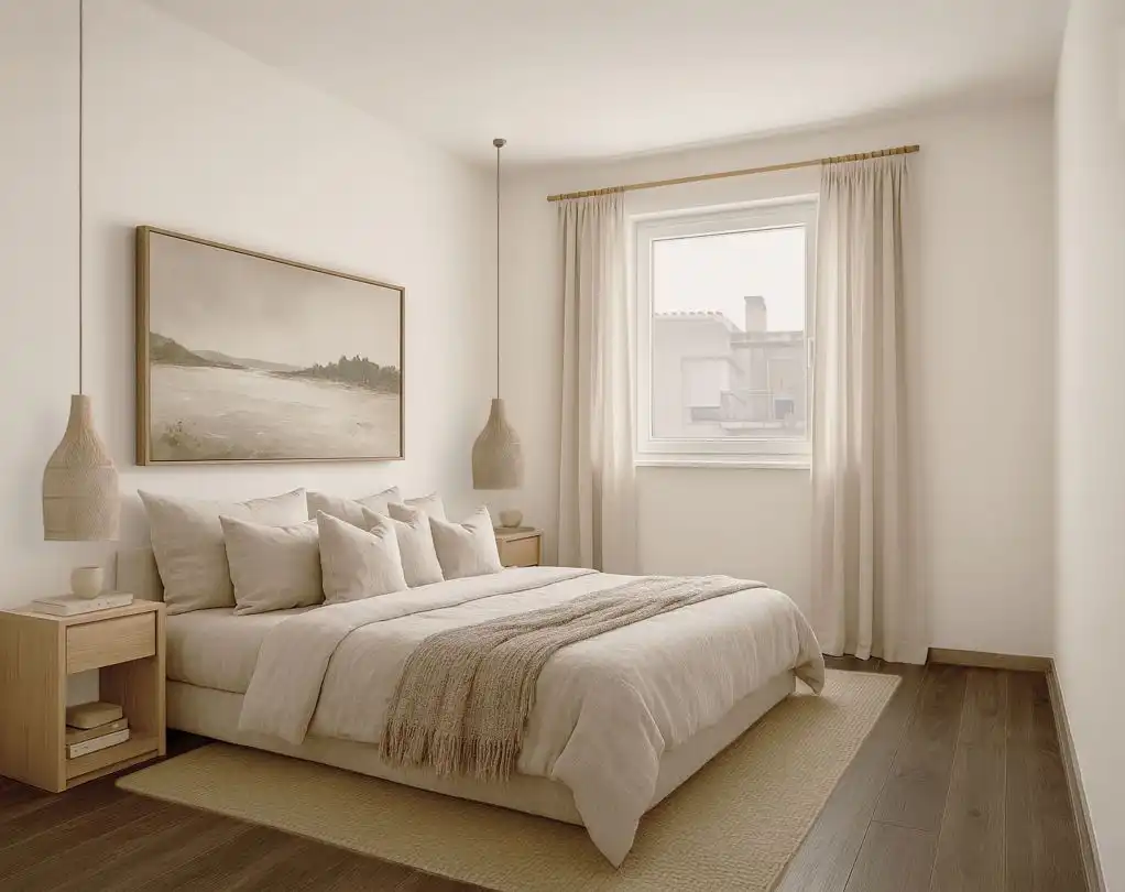 Dormitori de Casa adosada en venda en Mascaraque amb Aire condicionat, Calefacció i Terrassa