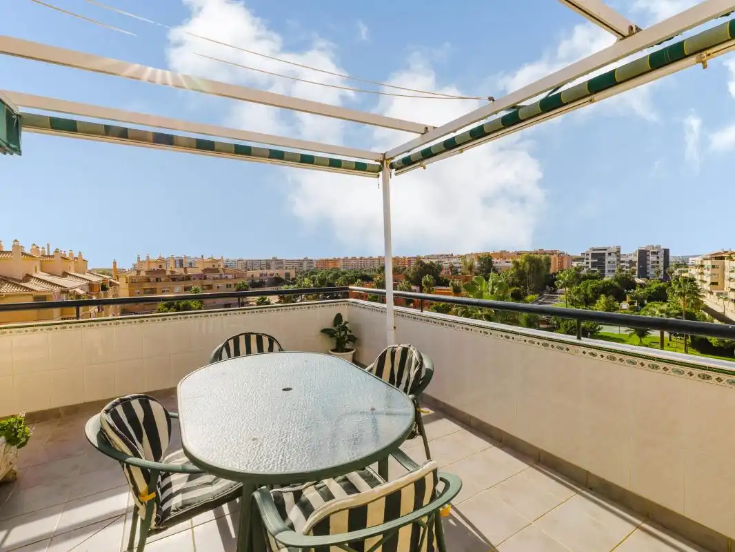 Terraza de Ático en venta en Málaga con Aire acondicionado, Calefacción y Jardín privado