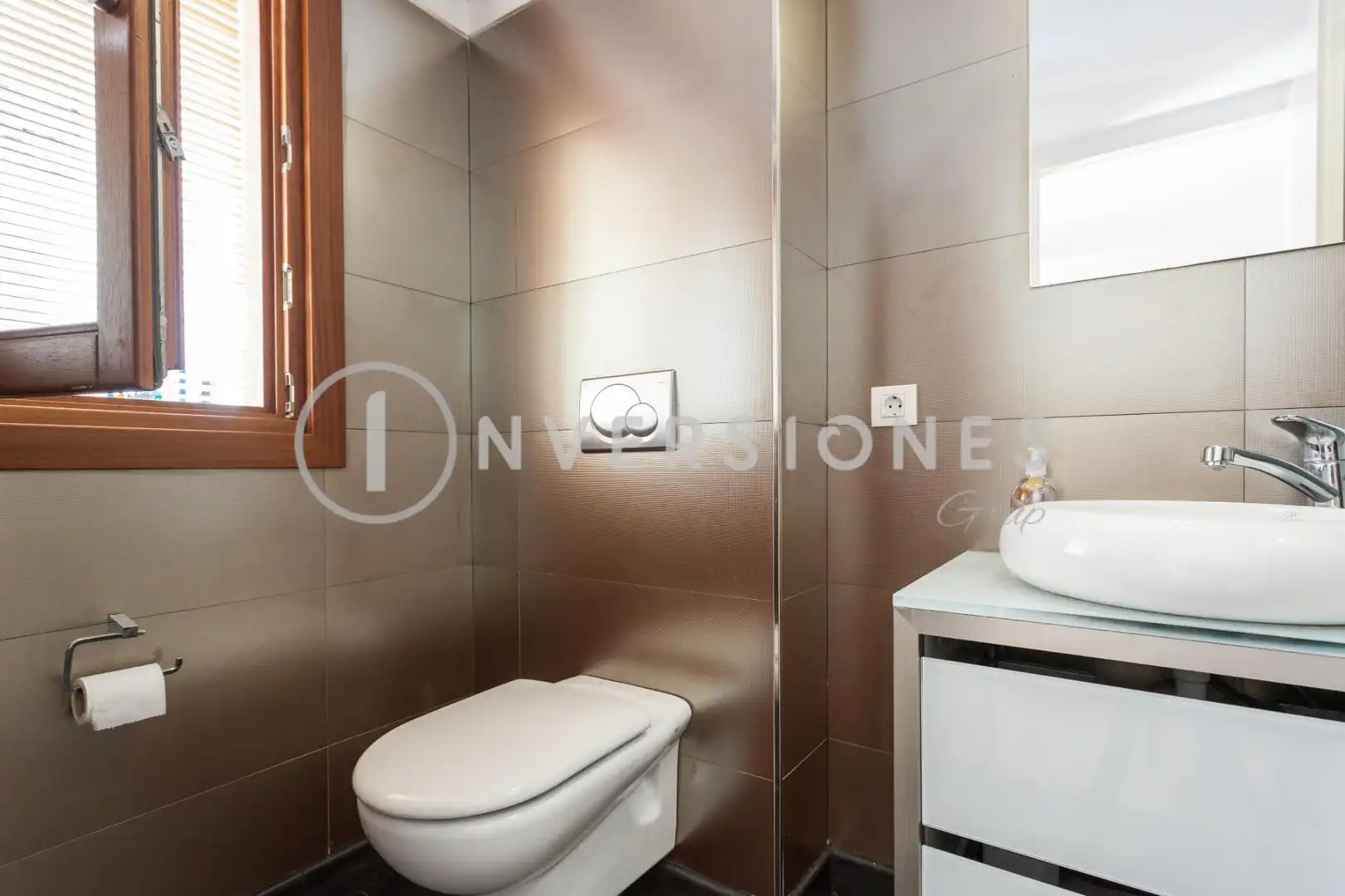 Badezimmer von Wohnung zum Verkauf in  Palma de Mallorca mit Klimaanlage, Möbliert und Balkon