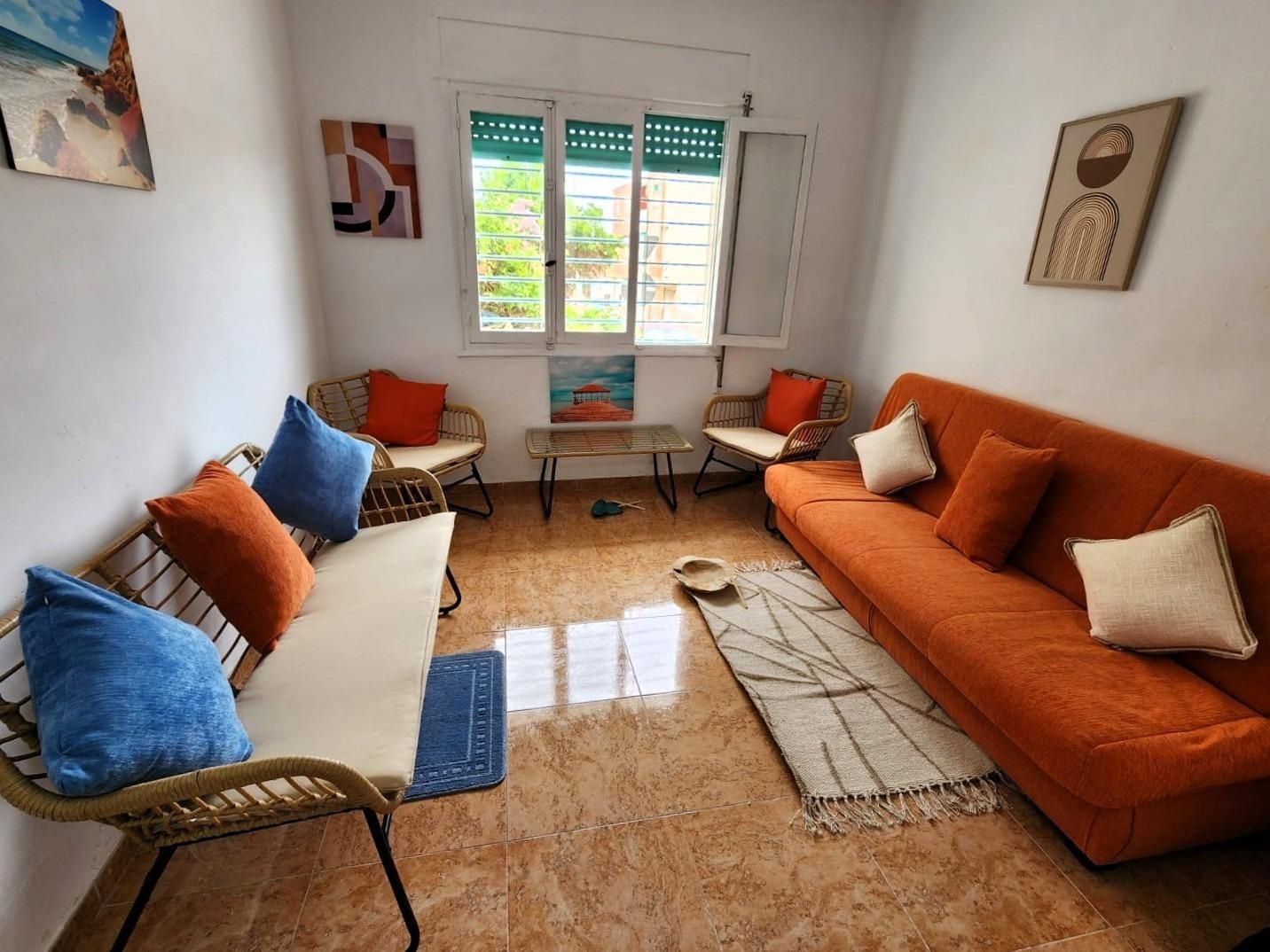 Living room of Flat for sale in Cartagena  with Terrace and Balcony