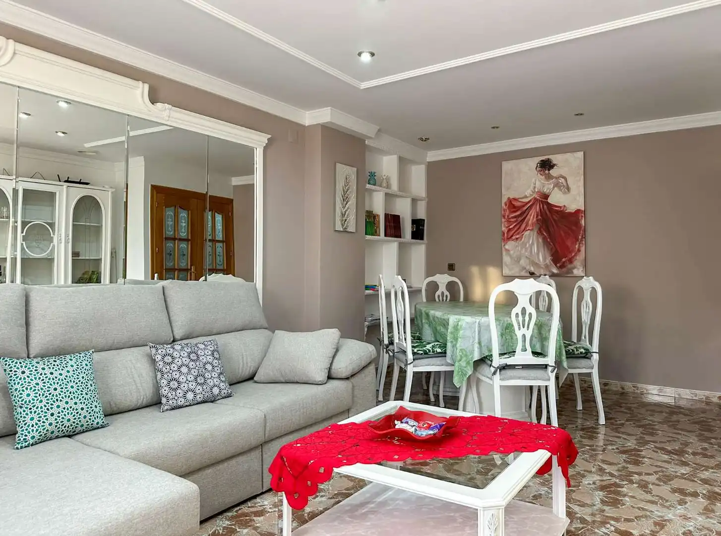 Sala de estar de Piso de alquiler en Vélez de Benaudalla con Aire acondicionado, Terraza y Amueblado