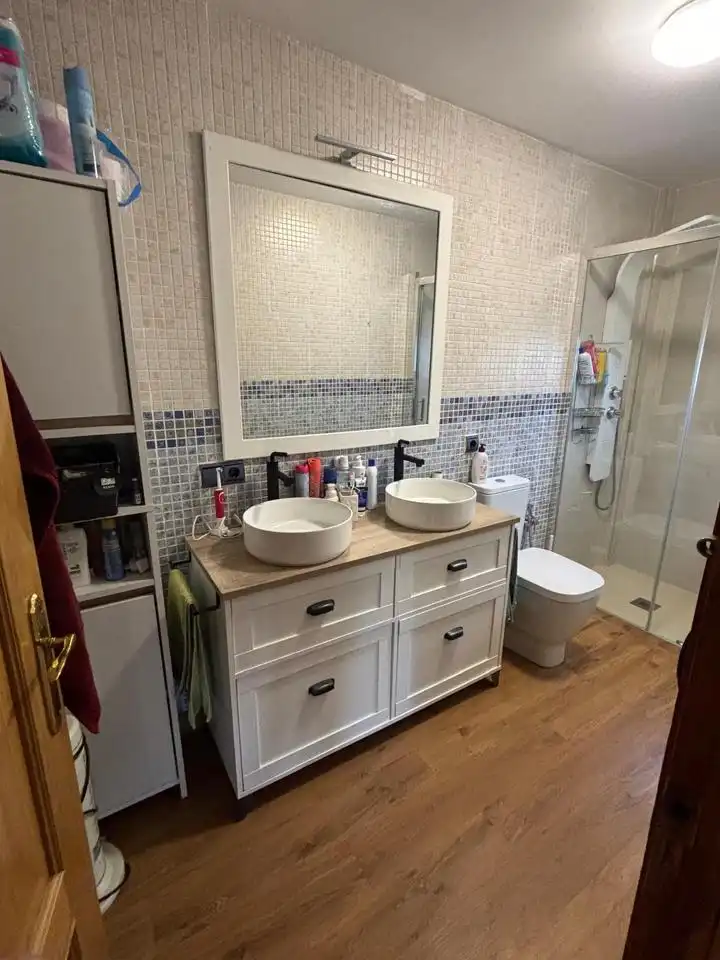 Baño de Casa o chalet en venta en Zaragoza con Aire acondicionado, Calefacción y Jardín privado
