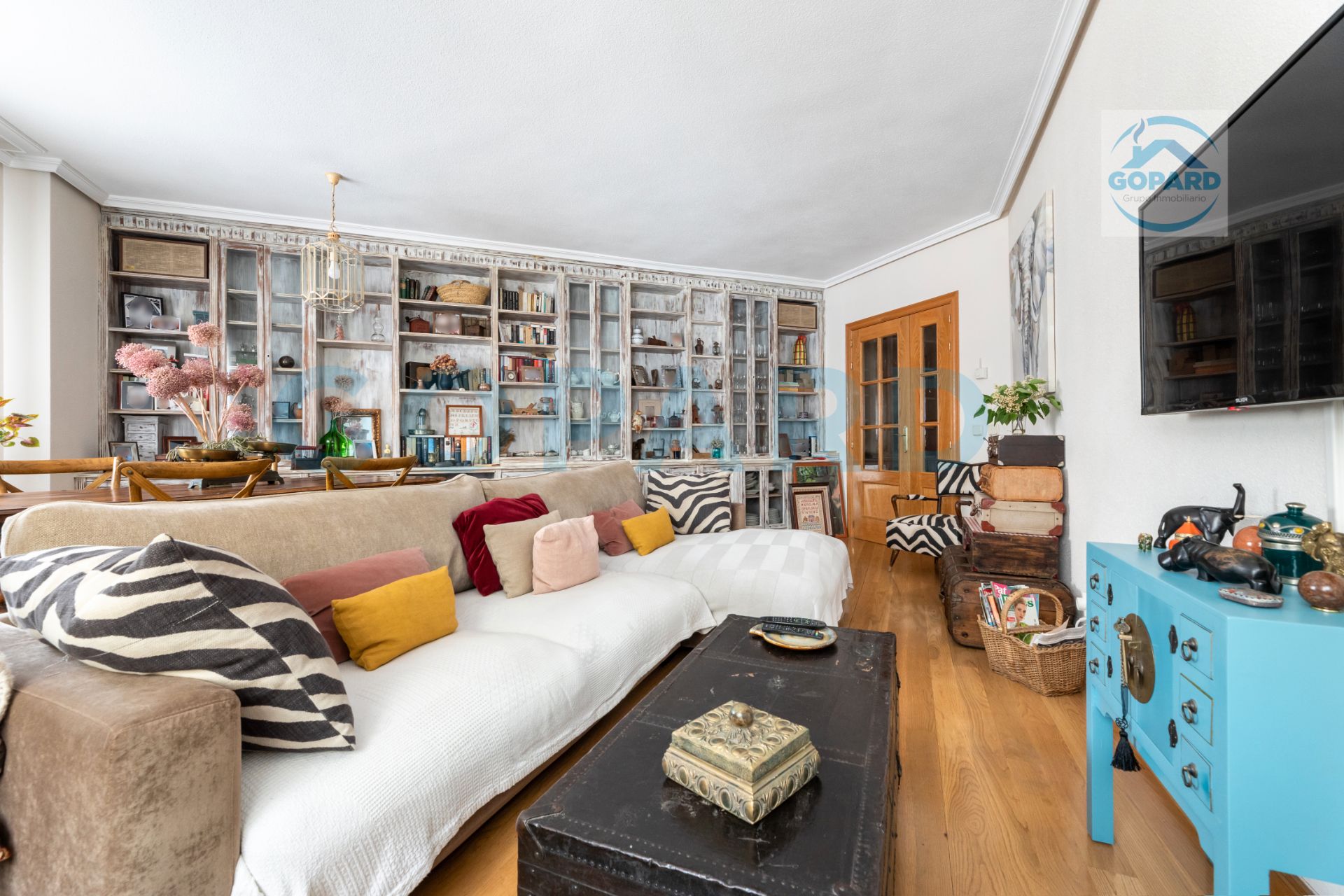 Living room of Flat for sale in Villanueva del Pardillo  with Heating, Oven and Community pool