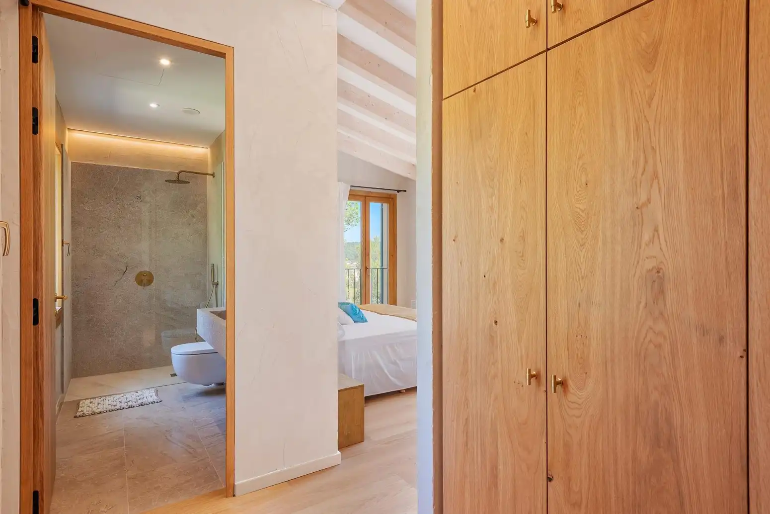 Bedroom of Houses for rent in Pollença  with Air Conditioner, Terrace and Storage room