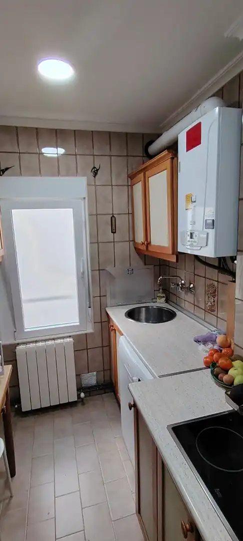 Küche von Wohnung zur Miete in Salamanca mit Heizung, Möbliert und Waschmaschine