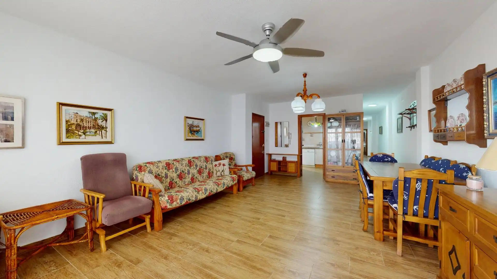 Sala de estar de Casa adosada en venta en Pilar de la Horadada con Jardín privado y Terraza