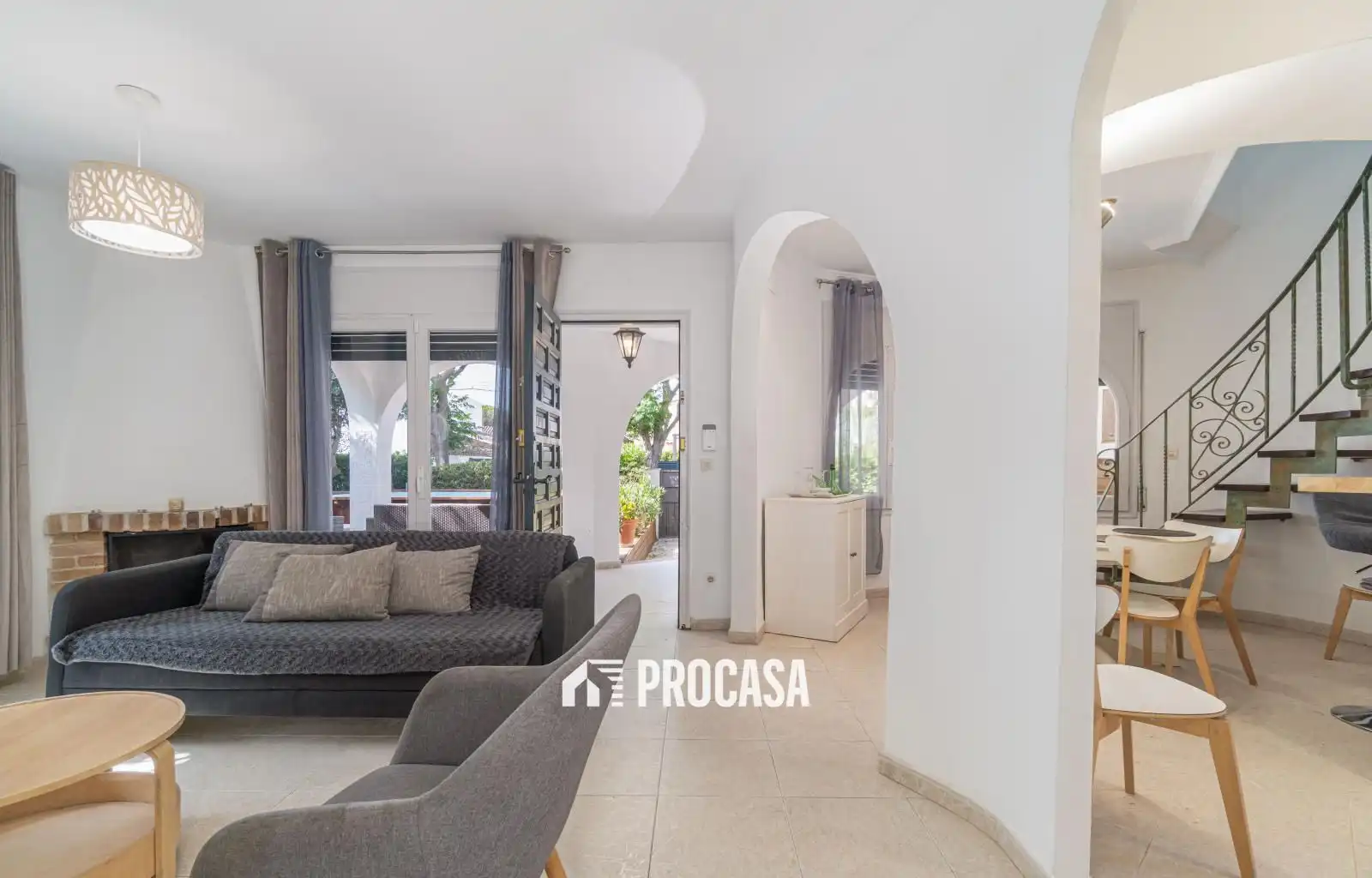 Wohnzimmer von Haus oder Chalet zum Verkauf in Empuriabrava mit Klimaanlage, Heizung und Abstellraum