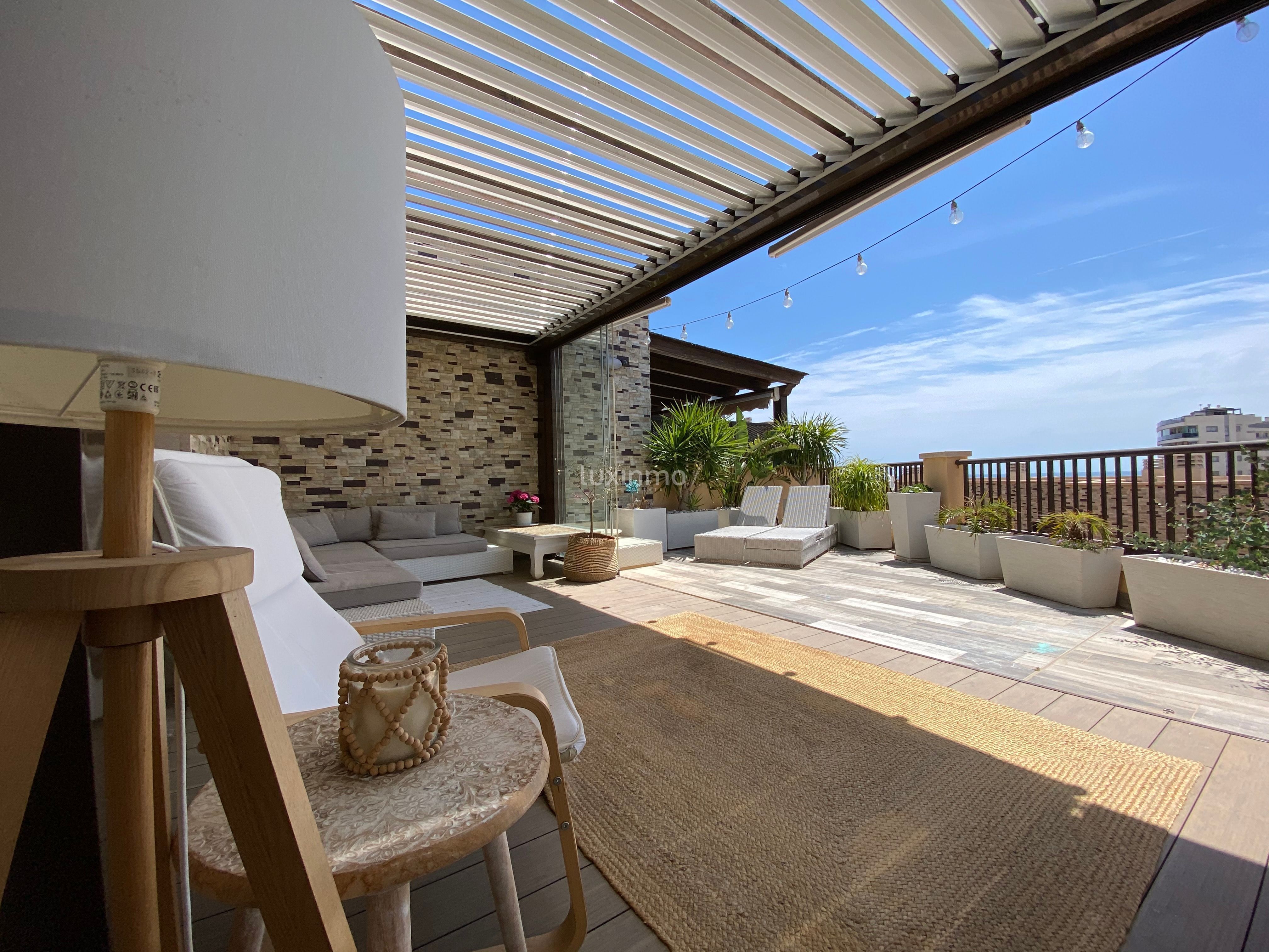 Terrace of Single-family semi-detached for sale in Elche / Elx  with Air Conditioner, Heating and Private garden