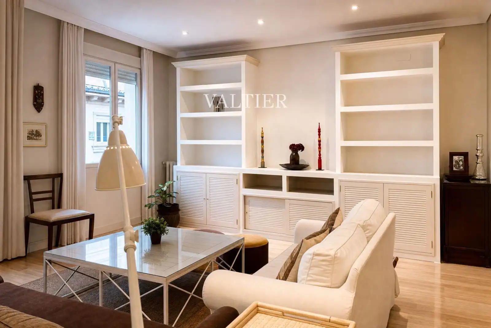 Living room of Attic for rent in Madrid  with Air Conditioner and Furnished
